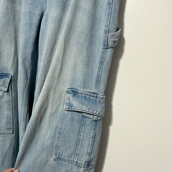 Pacsun Womens Baggy Carpenter Jeans Sz 26 Wide Leg Streetwear Utilitarian Grunge - Picture 3 of 8